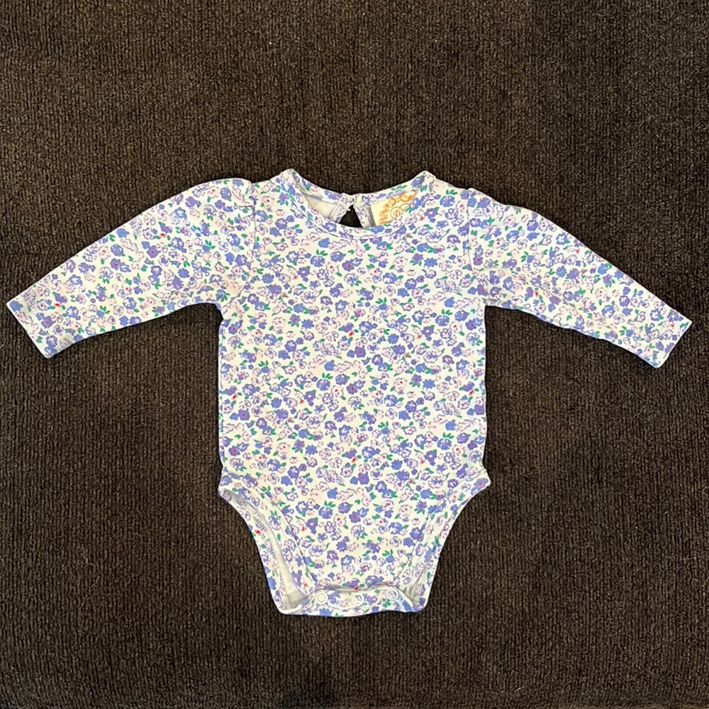 The Beaufort bonnet company floral onesie girls 0-6 months EUC